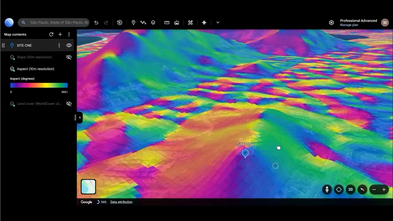 Beautiful new raster data is now available on Google Earth