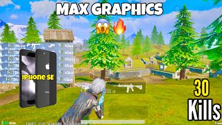 WOW!🤯 IPHONE SE 2020 So smooth HDR Graphics Test in 2024 / Livik Gameplay 😱#pubg