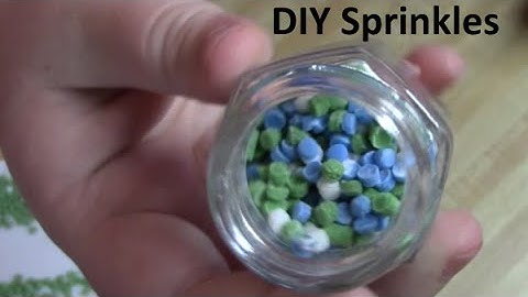 How to Make Your Own Sprinkles! DIY Custom Sprinkles!
