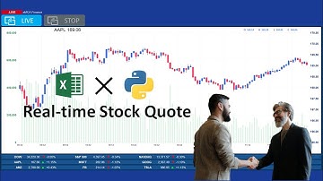 [Python & Excel] #3: How to use Python to download Real-time Stocks/FX Data from Microsoft 365 Excel