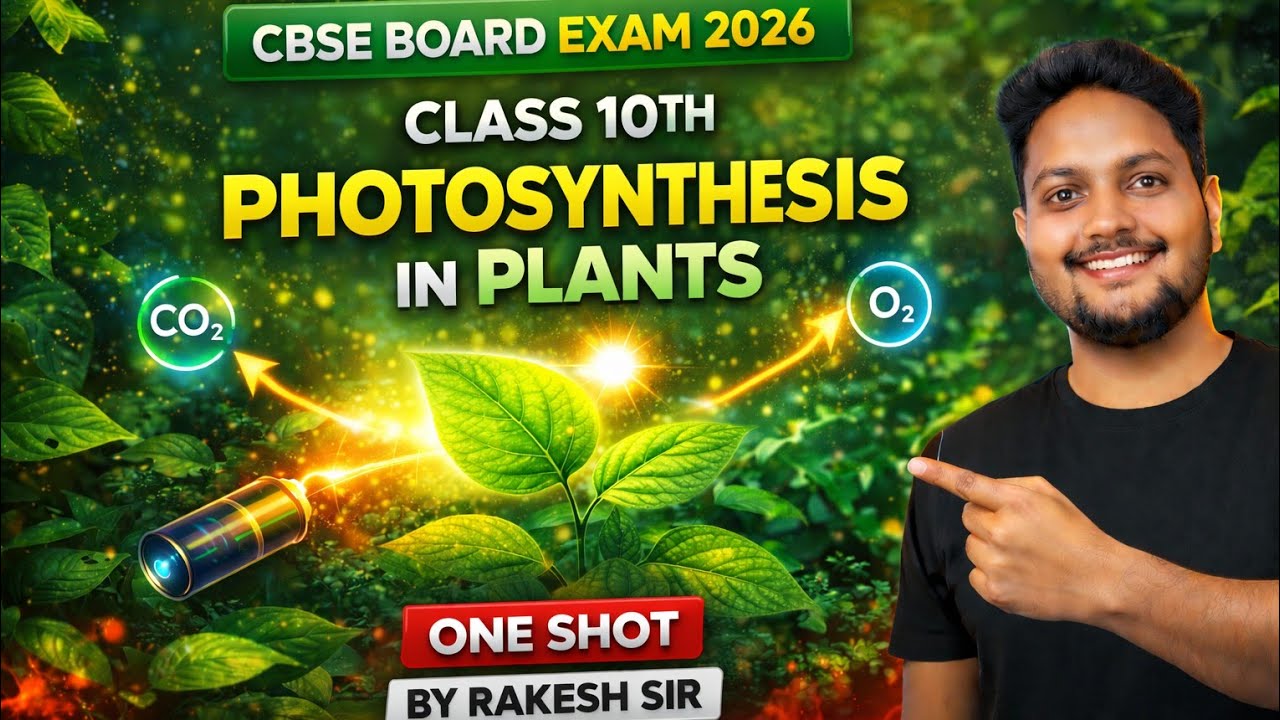 PHOTOSYNTHESIS IN JUST 10 MIN | CLASS 10th | CBSE 2025 |SCIENCE RAPID RIVISION COURSE|BY-RAKESH SIR