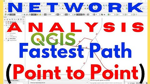Network Analysis GIS | Fastest Path Analysis in GIS | Calculate the Shortest Path (Point to Point)
