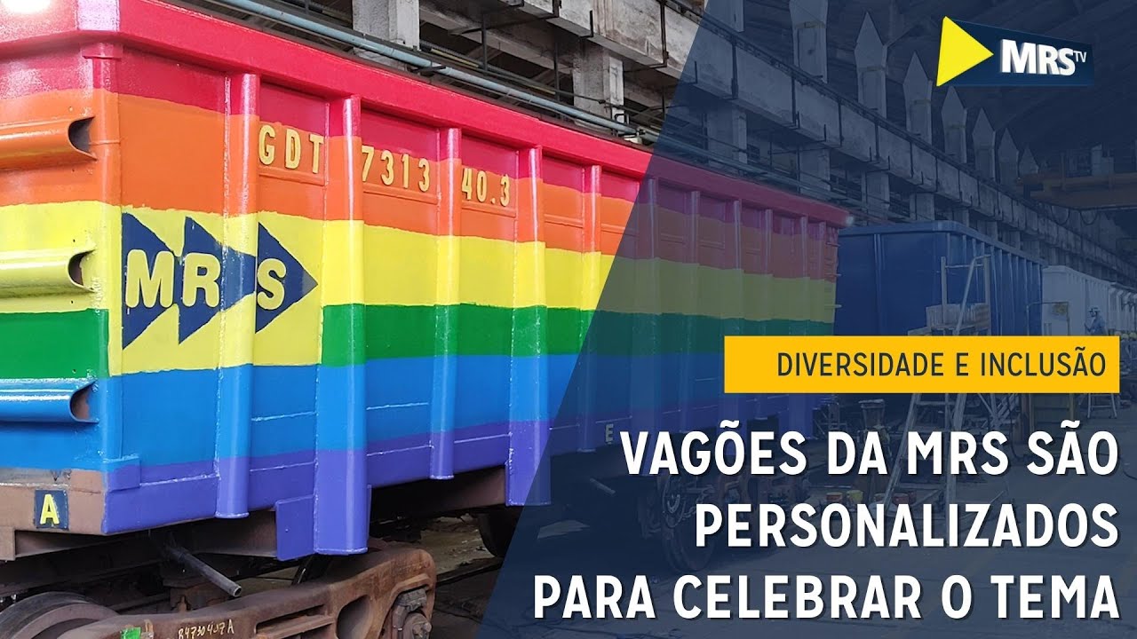 Container Mrs. Colaboradores personalizam vagões da MRS em comemoração à 5ª Semana da ...