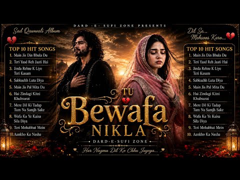 💔 Tu Bewafa Nikla | Best 10 Emotional Sad Qawwali Songs | Heart Broken Sufi Collection 2026