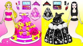 Vestir Rosa Y Negro Para Decorar El Hogar Barbie Ghost Makeover Contest - Manualidades De Papel DIY by WOA Doll España 8,198 views 11 days ago 31 minutes