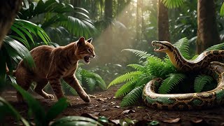 Kucing vs ular ❗❗