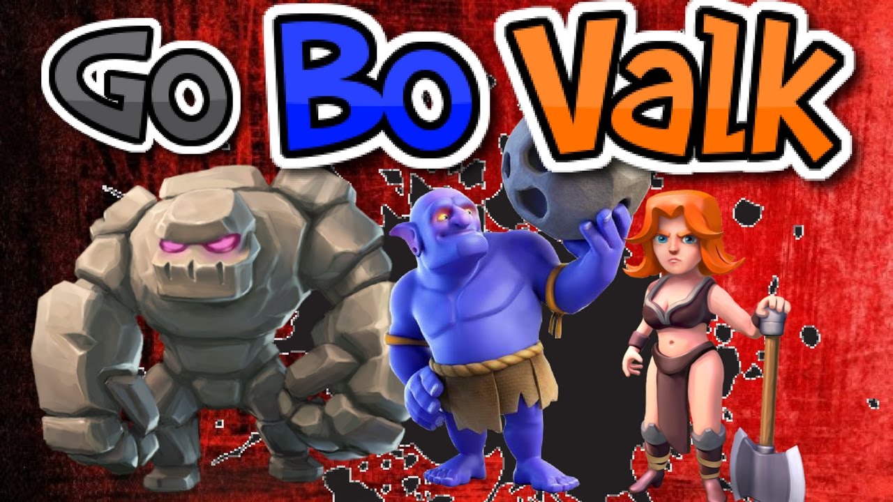 La strategia GoBoValk (Golem, Bocciatori, Valchirie)! Strategie attacco #1! ~ Clash of Clans ITA