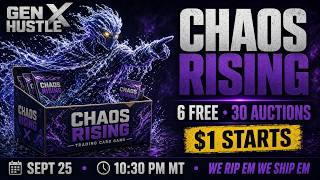 Chaos Rising tomorrow night. September 25th. 12:30 PM EST