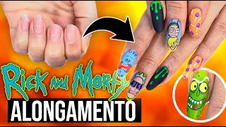 COMO FAZER ALONGAMENTO DE UNHAS e ARTES NÍVEL HARD | Tutorial