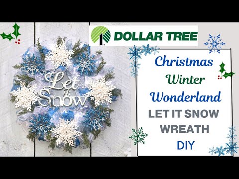 Dollar Tree Snowflake Wreath DIY - Exquisitely Unremarkable