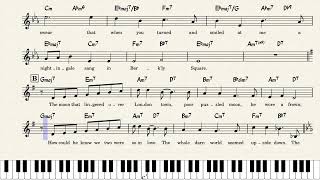 A Nightingale Sang in Berkeley Square [lead sheet] by Manning Sherwin