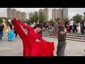Citizens' Entertainment Dance at Nanhu Square in Urumqi, Xinjiang, China
