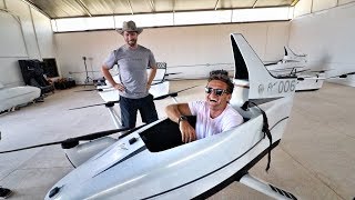 VISITING THE FLYING CAR SECRET FACILITY!