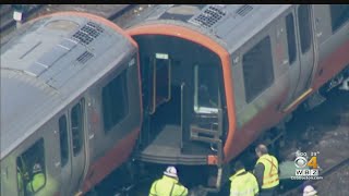 New Orange Line Train Derails Near Wellington Station In Medford