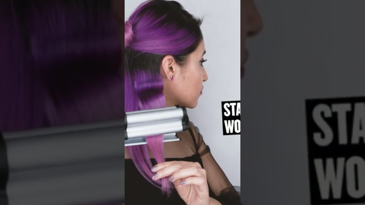 Wave Artist Deep Waver | Combat Frizz and Add Massive Shine for Beachy Waves Purple | Irons Wavers