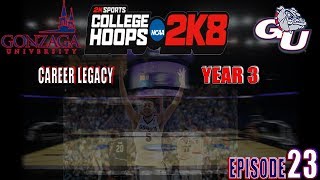 WE CRACK THE TOP 25 | GONZAGA SEASON 3 | COLLEGE HOOPS 2K8