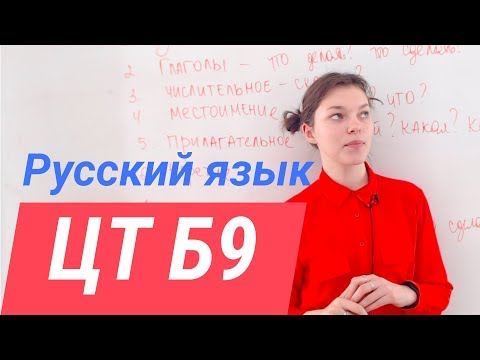 Цт В9. Самостоятельные Части Речи