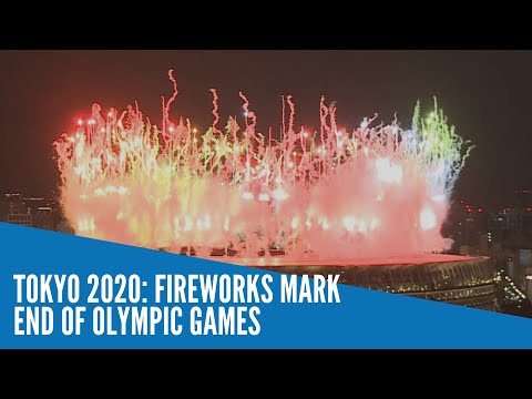 Tokyo 2020: Fireworks mark end of Olympic Games