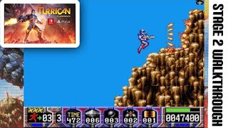 Turrican Flashback | Turrican 1 | Stage 2 Walkthrough 🤖