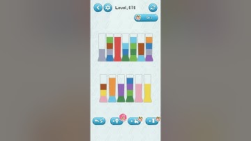water sort jigsaw bottle puzzle game level 676 numpuz android iOS games funny gaming