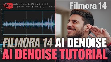 Remove Background Noise Fast - Filmora 14 Tutorial with AI Denoise Feature