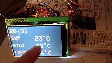 Dual Thermostat with Arduino Due on 3.95" TFT display