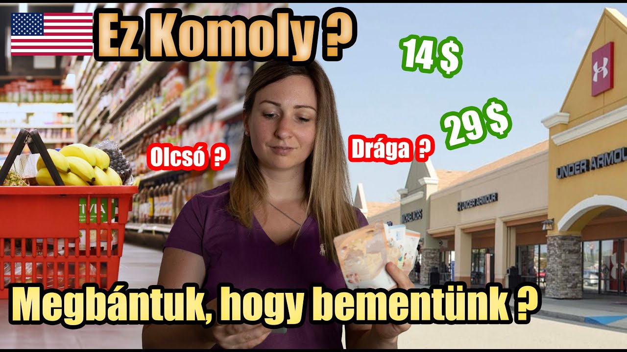 SOKKOT kaptunk az amerikai boltban ! Outlet és Szupermarket túra Chicagoban - USA 1