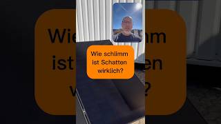 So brutal wirkt Schatten auf Solarmodule 👀