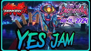 Tekken 8 ▰ (YES JAM) YOSHIMITSU Tekken 8 God DESTRUCTIONS Ranked Matches MAY 01, 2024 REPLAYS