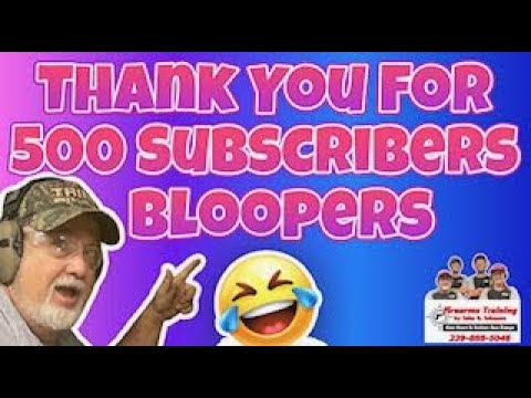 500 Subscriber Special: Bloopers