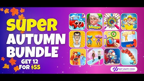 Super Autumn Bundle Deal 12 Games Unity Source Codes - Get Unity Code