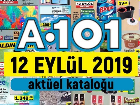 A101 12 EYLÜL 2019 AKTÜEL KATALOĞU - A101 PERŞEMBE KAMPANYA KATALOĞU