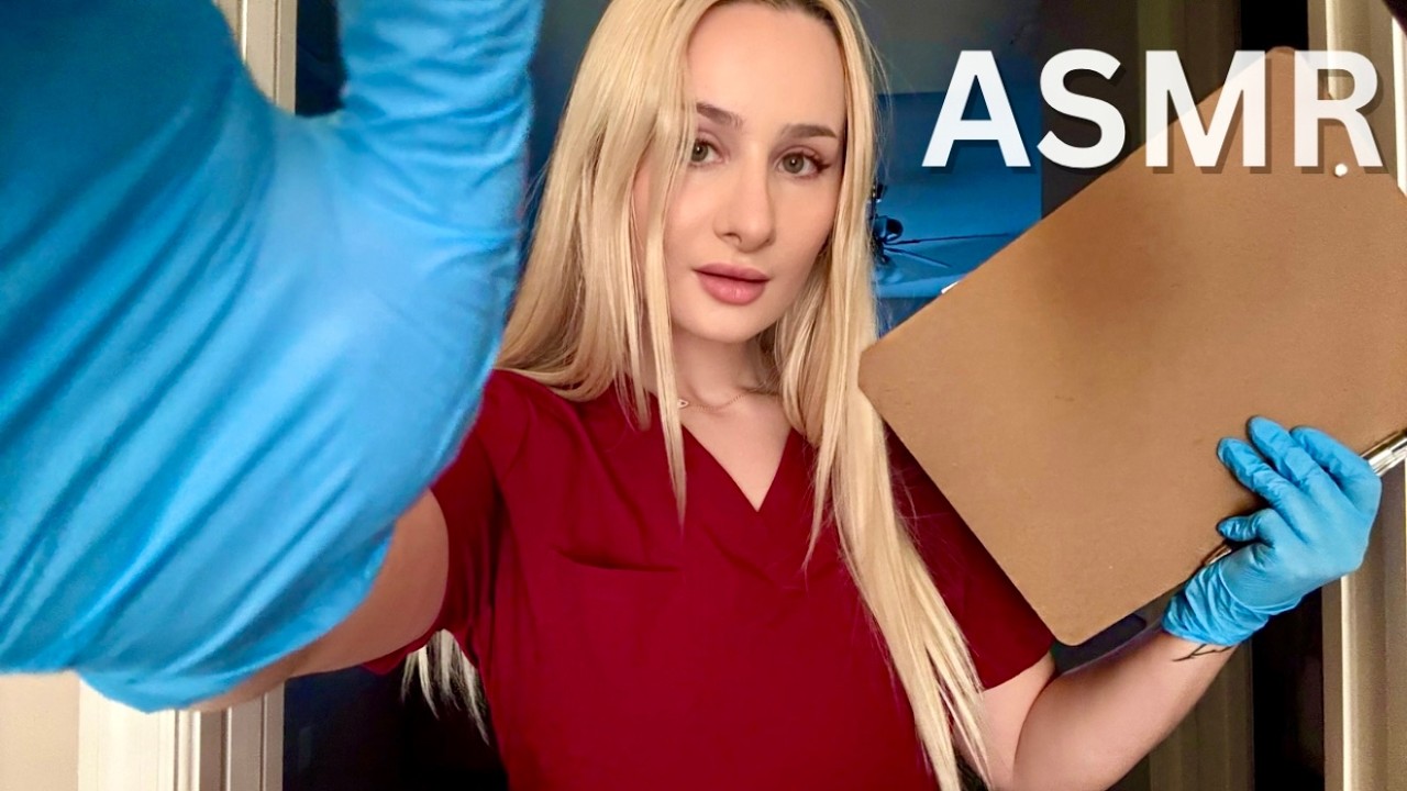 Gentle Nurse ASMR *Cranial Nerve Exam*