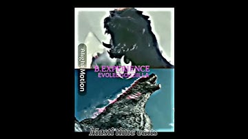 Space godzilla vs Evoled godzilla| #vsedit #monsterverse #tohoverse #youtubeshorts #fypシ