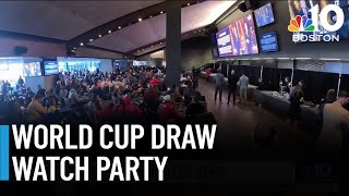 Fans watch from Gillette Stadium as World Cup groups are selected