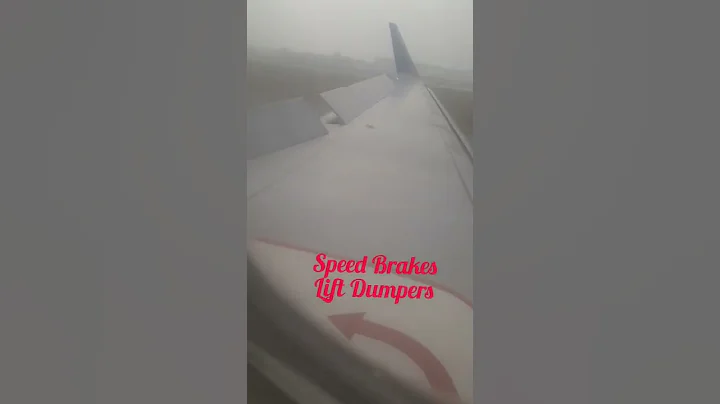 Spoilers on Aircraft Wing