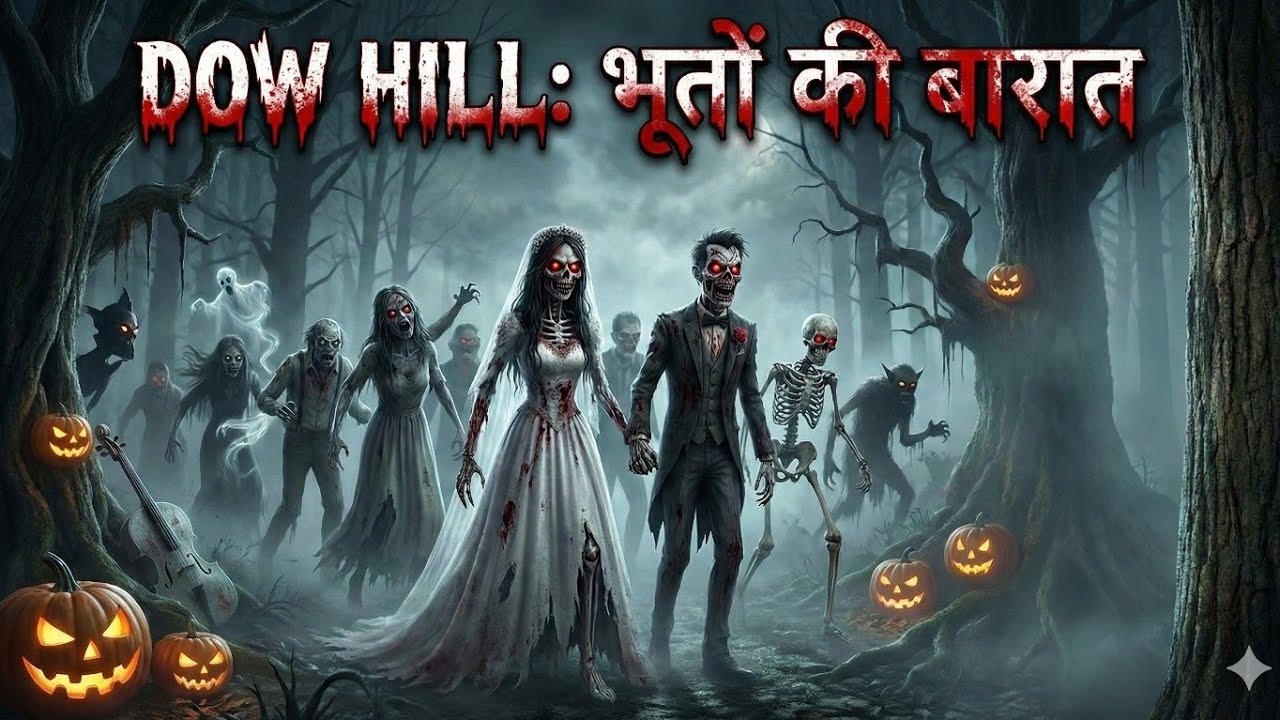 Dow Hill Ki Bhutiya Barat | Hindi Horror Stories | Animated Stories | Horror Stories 