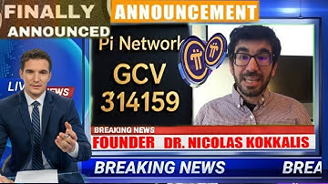 FINALLY ANNOUNCED🚨Pi Network GCV Payments Go LIVE Globally💰Dr. Nicolas Confirms $314,159💯