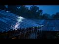 Stormy Rain & Thunder on the Metal Roof | Relaxing Natural Rain Sounds for Deep Sleep | White Noise