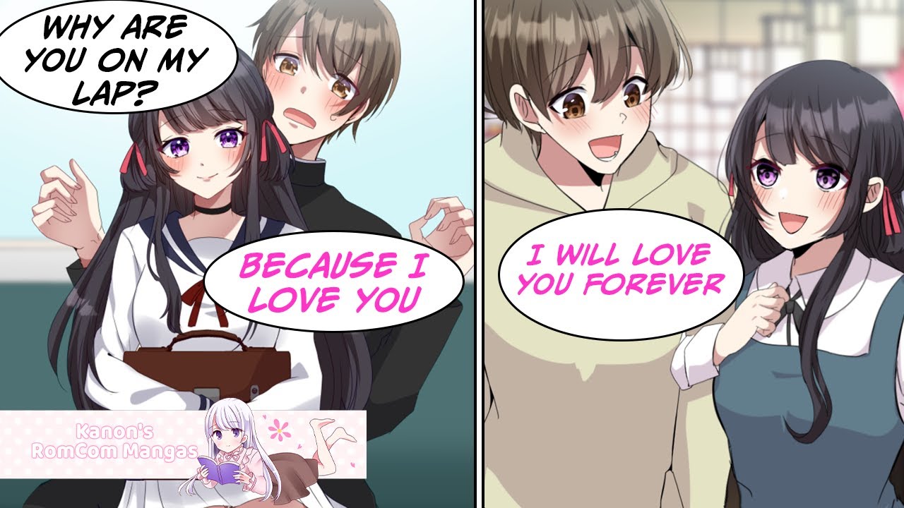 [Manga Dub] I tried to give my seat to a girl, but she ended up sitting on my lap… [RomCom]