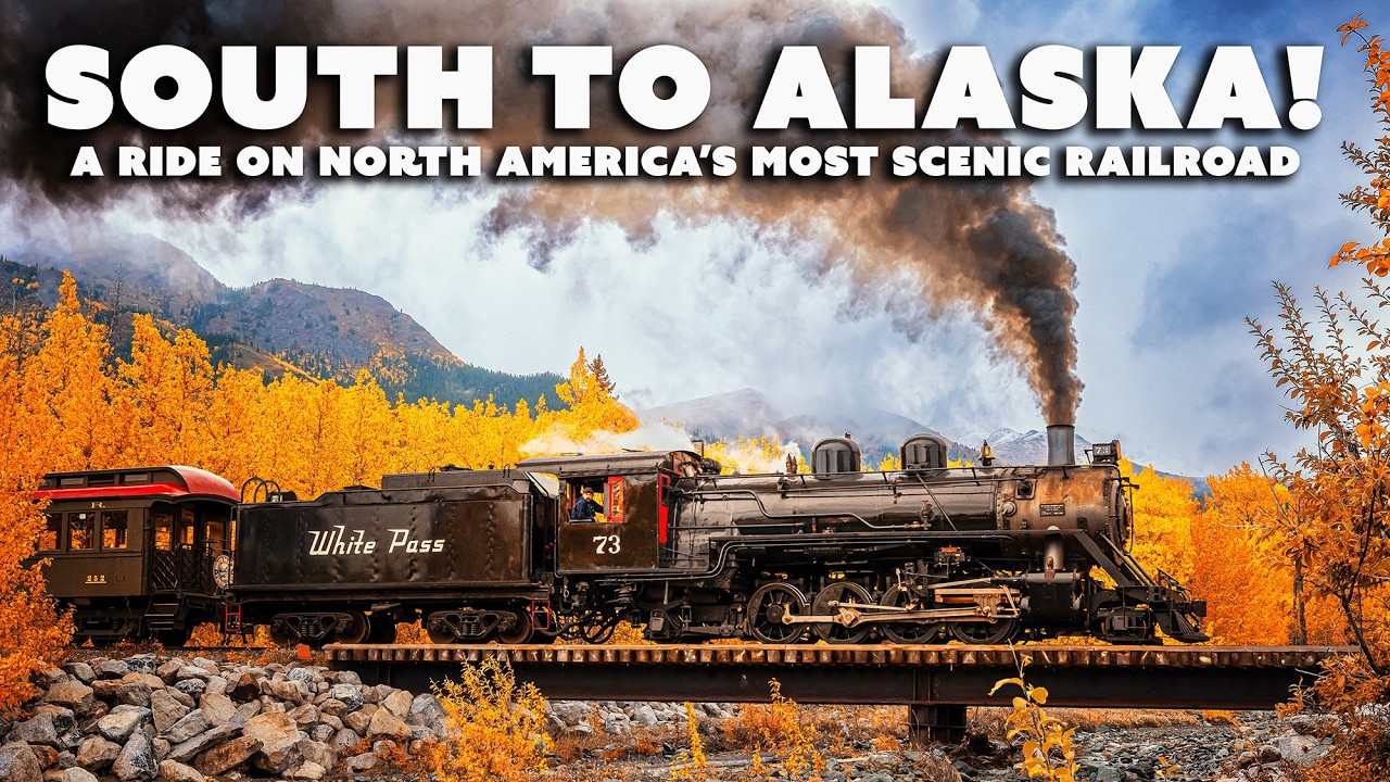 A Southbound Steam Train to Alaska!  A Ride With White Pass 73 from The Yukon.