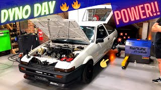 ae86 Dyno FULLY WORKED 4age/7age Build Part 8