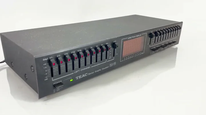 TEAC EQA-20 Stereo Graphic 10 Band EQ Equalizer Spectrum Analyzer