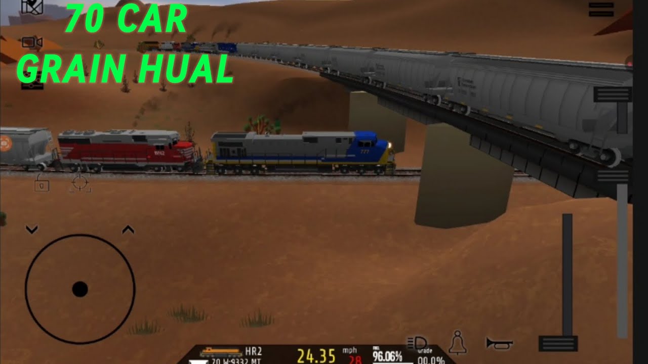 10 ENGINES 70 GRAIN CARS ONE CRAZY JOURNEY IN TRAIN WORKS 2