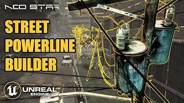 Building a Street Powerline System in Unreal Engine