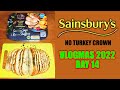 VLOGMAS 2022 DAY 14 - Sainsbury&#39;s NO Turkey Crown - Taste Test &amp; Review