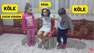 Kral & Köle oynadık.(kral&köle challenge)