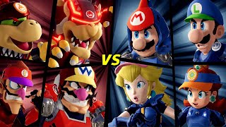 Mario Strikers: Battle League  Team Bowser vs. Team Mario (Hard CPU)