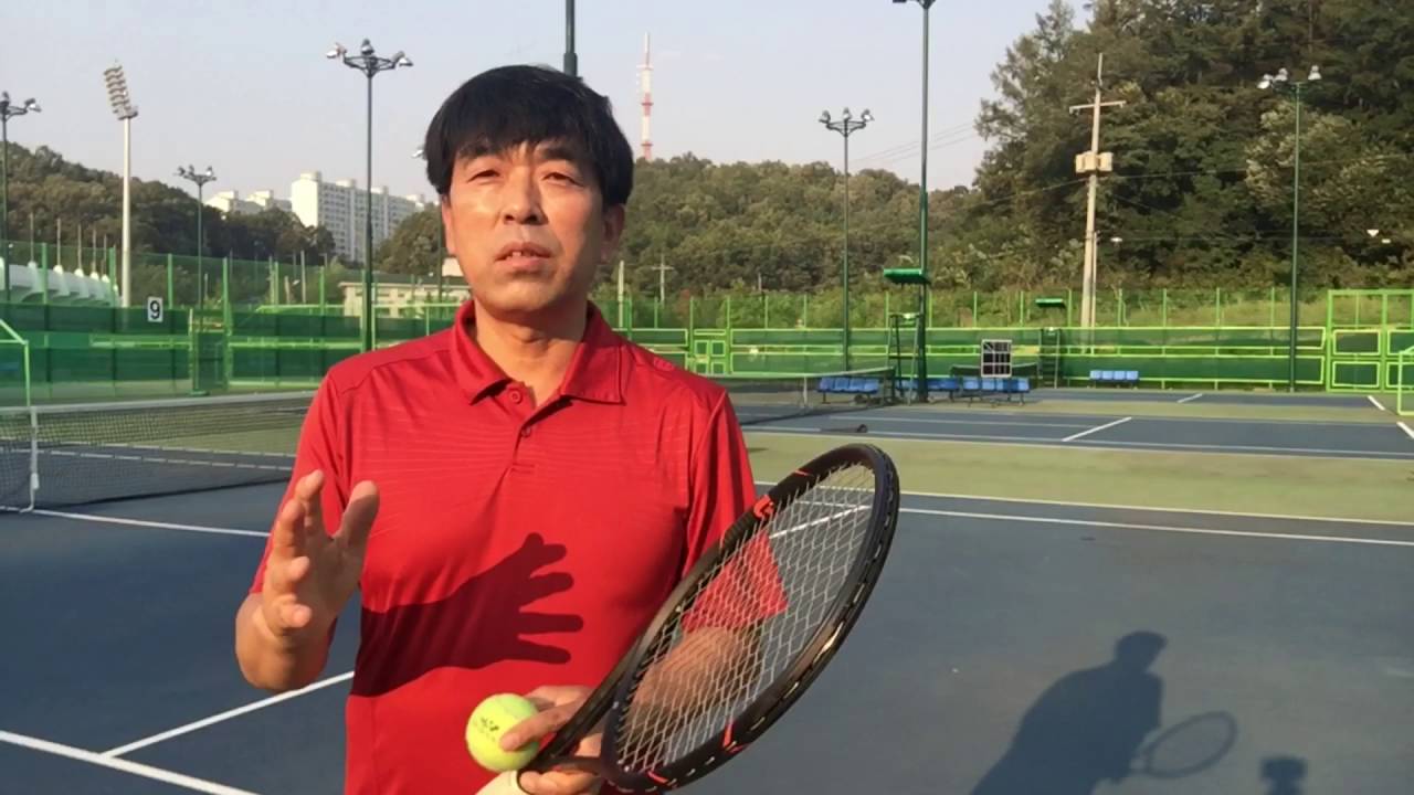 정진화테니스레슨-331회 고수 진입의 필수 백핸드 발리 컨트롤 연습방법