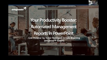 Your Productivity Booster: Automated Management Reports in PowerPoint (Victor Rodriguez)